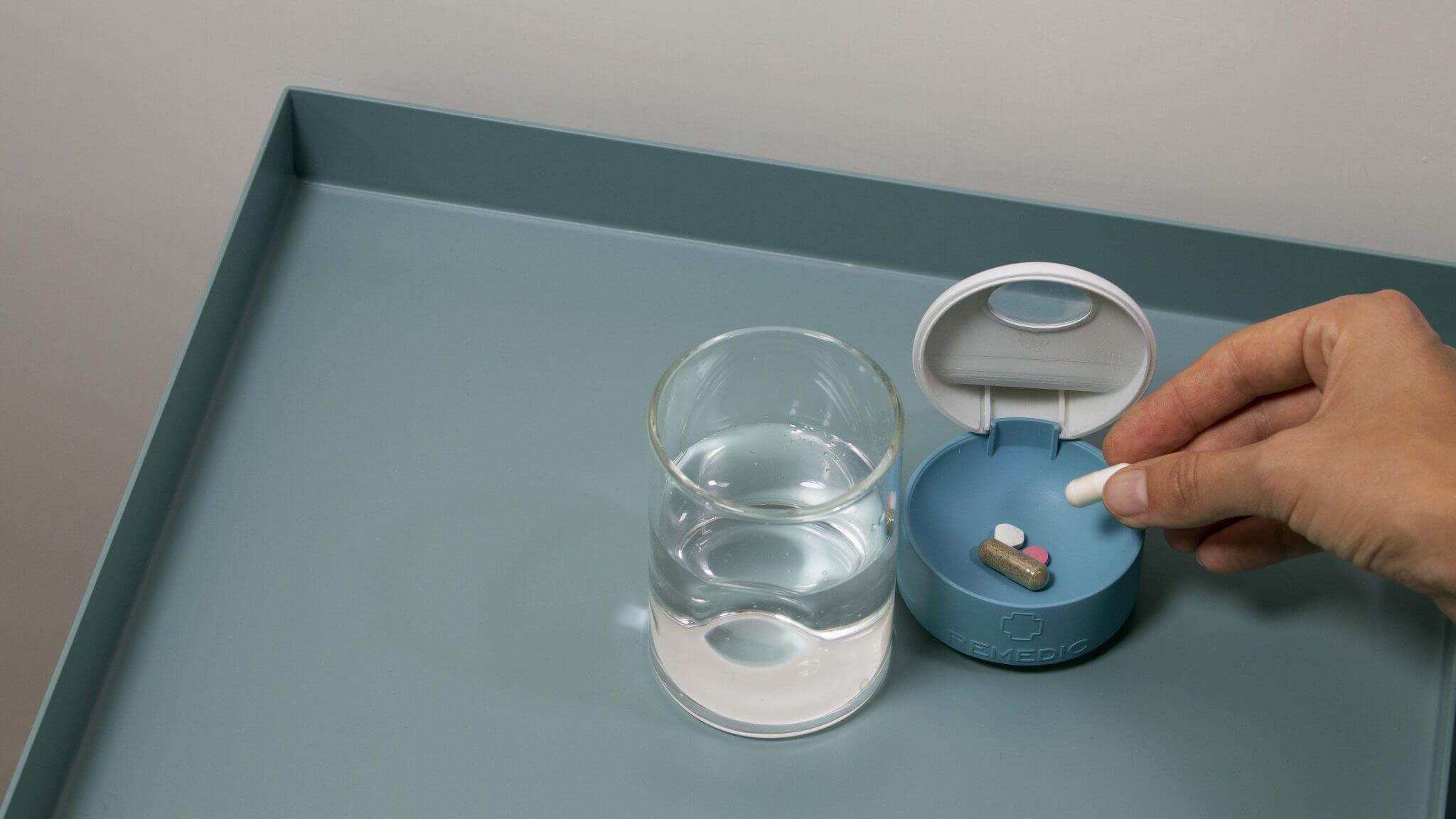 Medicine Cup with Pill Dispenser Lid for Easy Medication