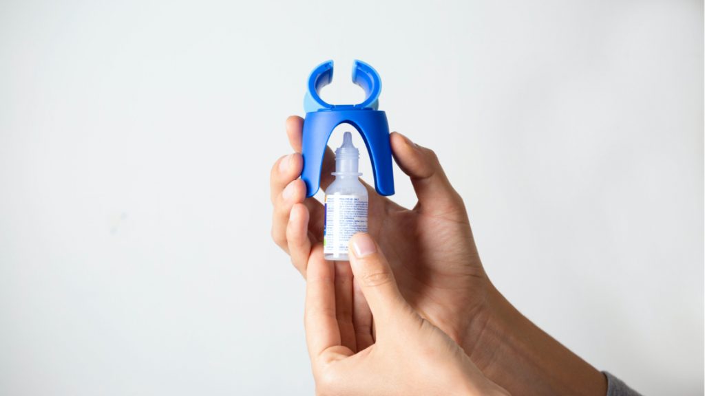 Two Arthritis Friendly Eye Drop Gadgets