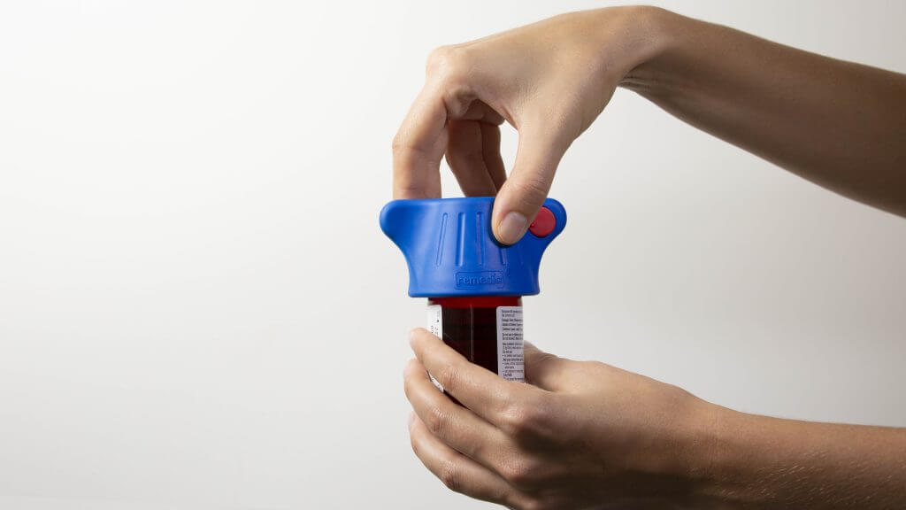 Pill Bottle Opener with Magnifier