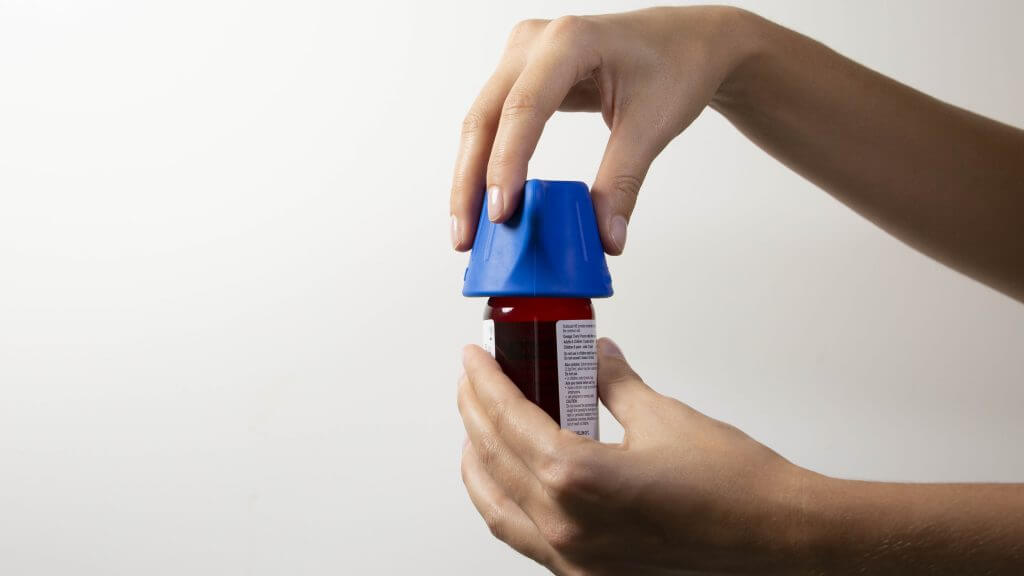 Pill Bottle Opener with Magnifier