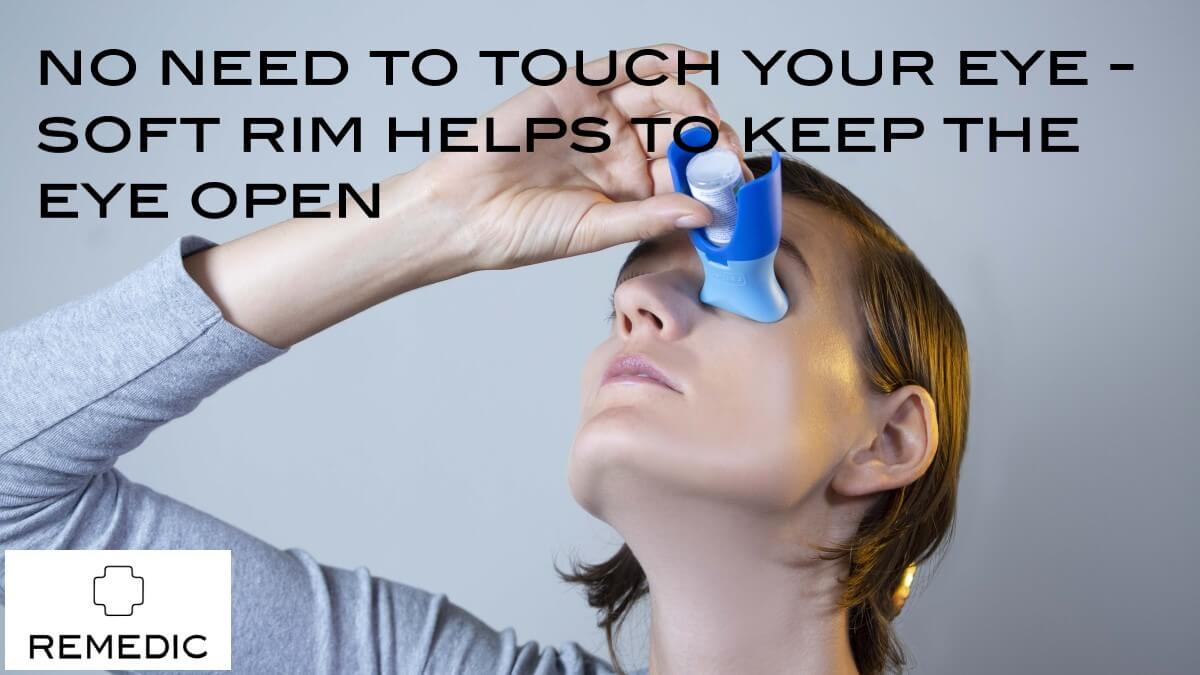 Benefits of using an eyedropguide for administrating eye drops Remedic