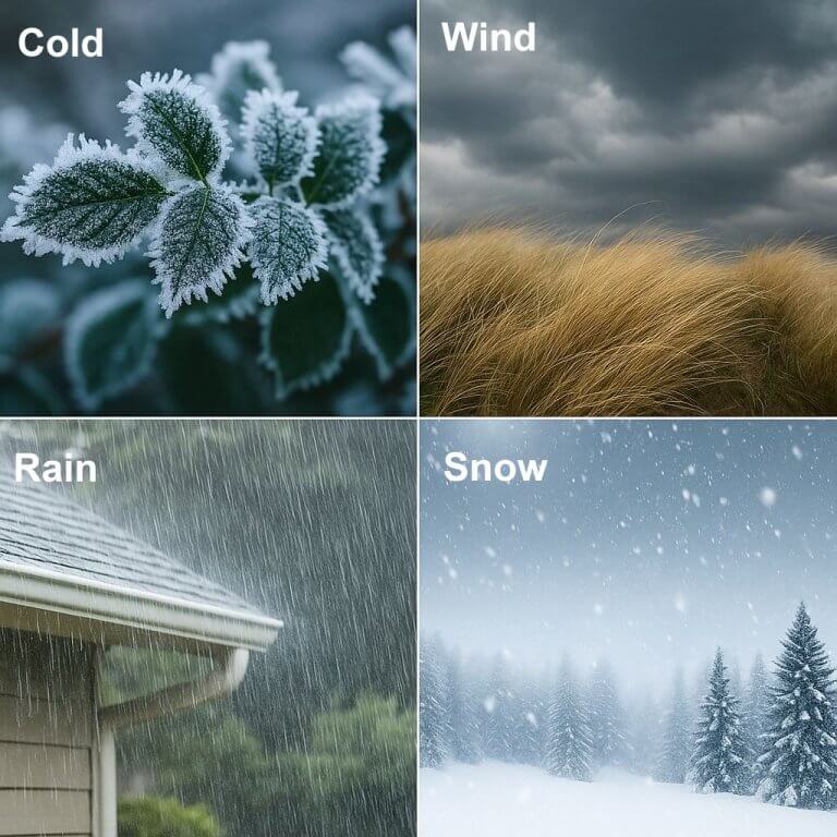 🌦️ Built for Every Season: Cold, Wind, Rain, and Snow
